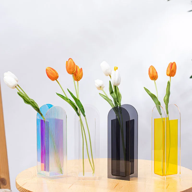 

Vases Nordic Glass Home Decor Flower Pots Modern Living Room Decoration для доманего инеѬеѬа ве в гоѬка декоѬ Wazony